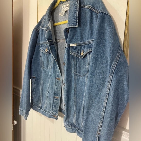 VINTAGE Arizona Jean Jacket Oversized Medium Wash Size Large - Picture 5 of 10
